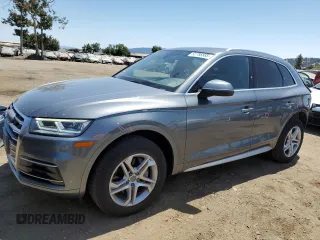 2018 Audi Q5 Premium Plus with VIN WA1BNAFY7J2149227, listed as a Copart auction lot 62786885 with 66,772 mi miles and Salvage title. Bid and sale history available at DreamBid. Image 1.