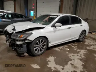 2014 Honda Accord Sedan Sport with VIN 1HGCR2F52EA190131, listed as a Copart auction lot 82997814 with 0 mi miles and Salvage Title. Bid and sale history available at carsss.com. Image 1.