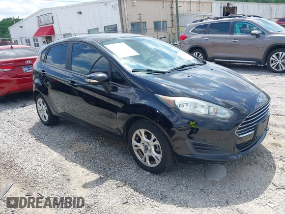 2016 Ford Fiesta SE with VIN 3FADP4EJ2GM150453, listed as a IAAI auction lot 42104235 with 124,423 mi miles and . Bid and sale history available at carsss.com. Image 1.