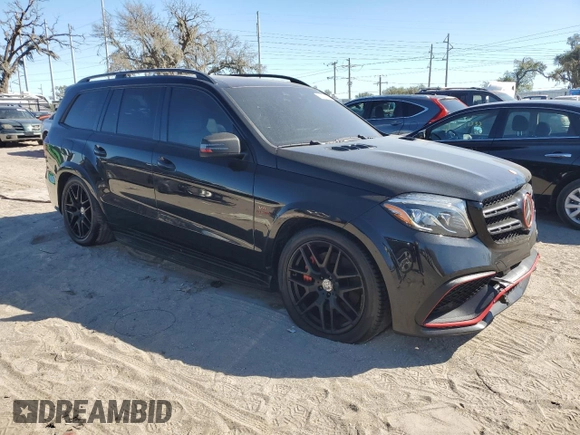 2017 Mercedes-Benz GLS with VIN 4JGDF7FE0HA878427, listed as a Copart auction lot 83296594 with 71,812 mi miles and Clean Title. Bid and sale history available at carsss.com. Image 4.