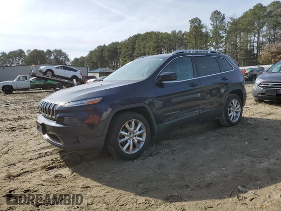 2014 Jeep Cherokee Limited with VIN 1C4PJLDB3EW172746, listed as a Copart auction lot 43509725 with 262,129 mi miles and Clean Title. Bid and sale history available at DreamBid. Image 1.