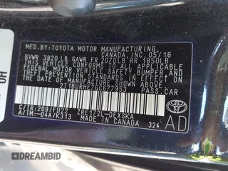 2016 Toyota Corolla L with VIN 2T1BURHE7GC677953, listed as a IAAI auction lot 42558054 with 68,428 mi miles and . Bid and sale history available at DreamBid. Image 9.