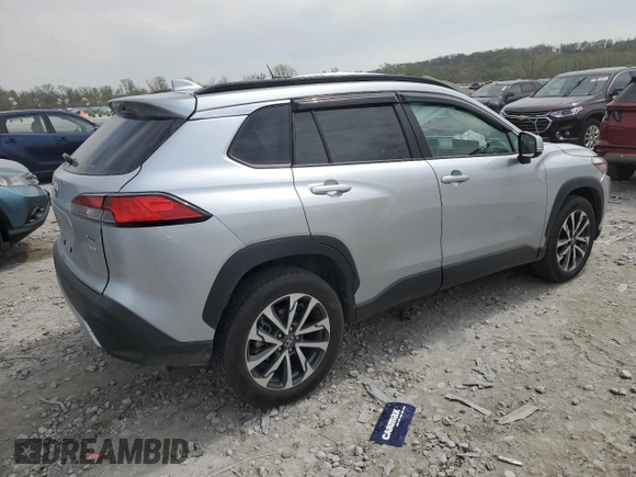 2023 Toyota Corolla Cross XLE z VIN 7MUDAABG9PV049306, wystawiony jako Copart lot #53649005 z przebiegiem 39 247 mil mil oraz Szkoda całkowita • Salvage title. Historia ofert i sprzedaży dostępna na DreamBid. Obrazek 3.