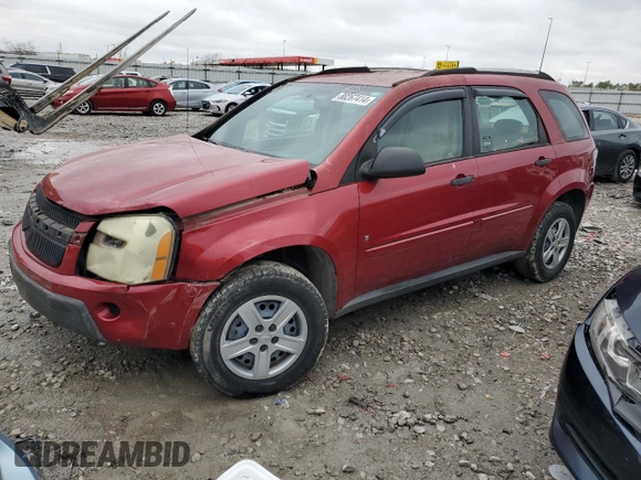2006 Chevrolet Equinox LS with VIN 2CNDL13FX66197821, listed as a Copart auction lot 80267414 with 97,998 mi miles and Salvage Title. Bid and sale history available at carsss.com. Image 1.