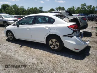 2015 Honda Civic LX with VIN 2HGFB2F54FH560189, listed as a Copart auction lot 57337515 with 68,531 mi miles and Salvage title. Bid and sale history available at DreamBid. Image 2.