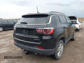 2019 Jeep Compass Sport z VIN 3C4NJCAB2KT848049, wystawiony jako IAAI lot #42119957 z przebiegiem 119 638 mil mil oraz . Historia ofert i sprzedaży dostępna na DreamBid. Obrazek 4.