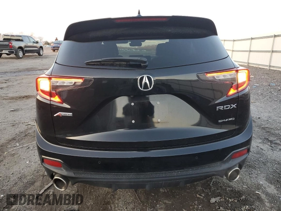 2021 Acura RDX w/A-Spec Package with VIN 5J8TC2H63ML009502, listed as a Copart auction lot 42719394 with 40,681 mi miles. Bid and sale history available at carsss.com. Image 6.