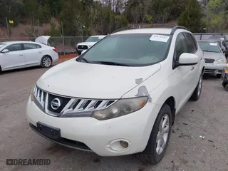 2009 Nissan Murano S with VIN JN8AZ18W59W101798, listed as a IAAI auction lot 41871492 with 159,017 mi miles. Bid and sale history available at carsss.com. Image 6.