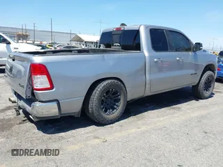 2021 Ram 1500 Big Horn with VIN 1C6SRFBT1MN622633, listed as a IAAI auction lot 42691343 with 122,007 mi miles and . Bid and sale history available at DreamBid. Image 4.