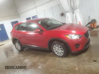 2016 Mazda CX-5 Sport with VIN JM3KE4BY4G0844967, listed as a Copart auction lot 54829885 with 95,653 mi miles and Salvage title. Bid and sale history available at DreamBid. Image 4.
