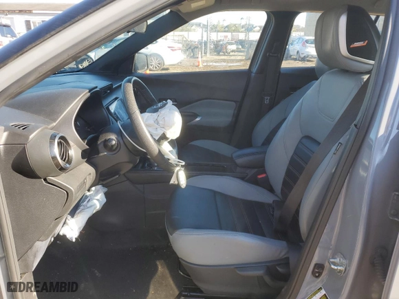 2022 Nissan Kicks SR with VIN 3N1CP5DV4NL489396, listed as a Copart auction lot 45162275 with 34,968 mi miles and Salvage Title. Bid and sale history available at carsss.com. Image 7.