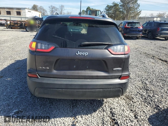 2019 Jeep Cherokee Latitude Plus with VIN 1C4PJMLB8KD233703, listed as a Copart auction lot 54084335 with 45,331 mi miles and Salvage Title. Bid and sale history available at carsss.com. Image 6.
