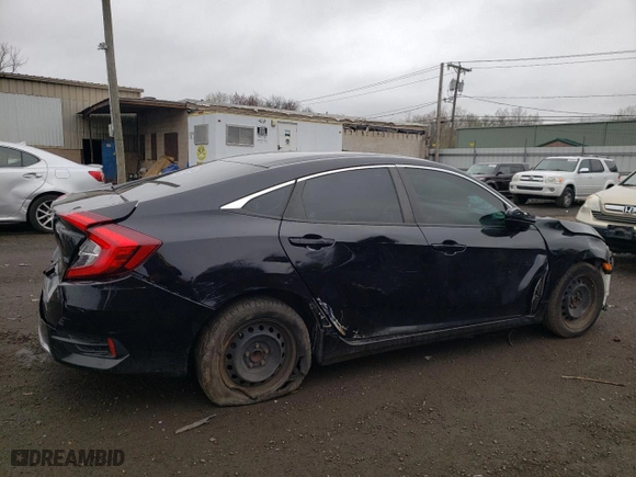 2019 Honda Civic Sedan LX with VIN 2HGFC2F61KH541132, listed as a Copart auction lot 54123545 with 101,261 mi miles and Clean Title. Bid and sale history available at carsss.com. Image 3.