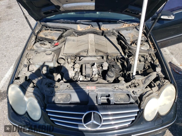 2005 Mercedes-Benz CLK 500 with VIN WDBTK75G05T048236, listed as a Copart auction lot 48063434 with 228,417 mi miles and Clean title. Bid and sale history available at DreamBid. Image 11.