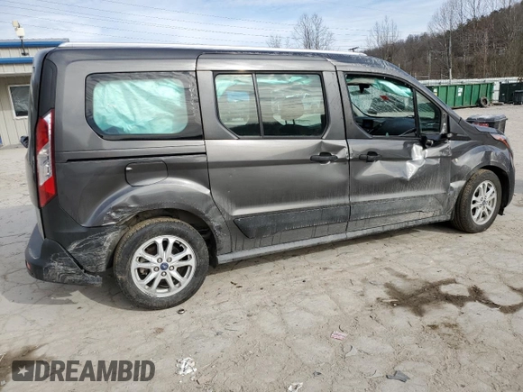 2020 Ford Transit Connect XL with VIN NM0GE9E29L1460302, listed as a Copart auction lot 47608165 with 36,221 mi miles and Salvage title. Bid and sale history available at DreamBid. Image 3.