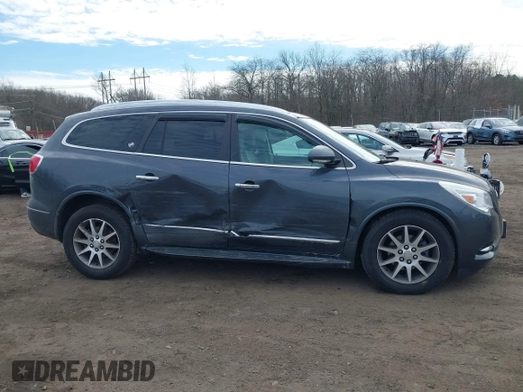 2014 Buick Enclave Leather with VIN 5GAKVBKD2EJ233953, listed as a IAAI auction lot 41658900 with 63,728 mi miles and . Bid and sale history available at DreamBid. Image 13.