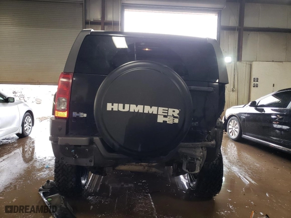 2008 Hummer H3 SUV with VIN 5GTEN13E688146719, listed as a Copart auction lot 50025055 with 258,958 mi miles and Salvage Title. Bid and sale history available at carsss.com. Image 6.