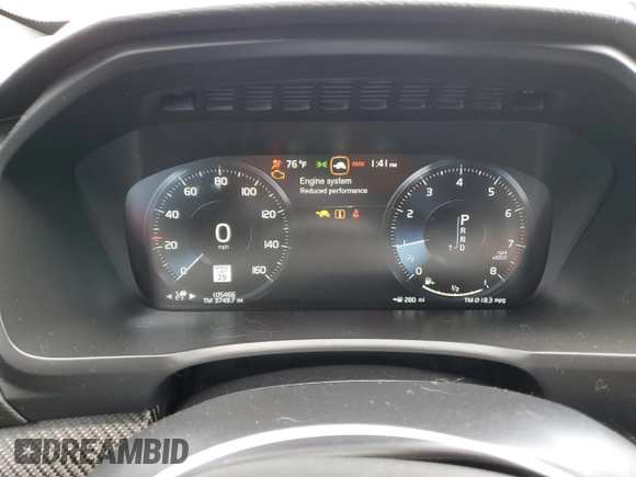 2018 Volvo XC90 R-Design with VIN YV4A22PM4J1321020, listed as a Copart auction lot 50467864 with 105,466 mi miles and Salvage Title. Bid and sale history available at carsss.com. Image 9.
