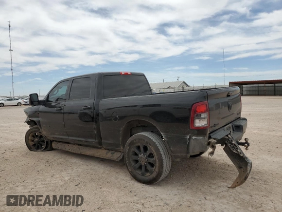 2024 Ram 2500 Big Horn with VIN 3C6UR5DL3RG119413, listed as a Copart auction lot 55709064 with 33,197 mi miles and Salvage title. Bid and sale history available at DreamBid. Image 2.