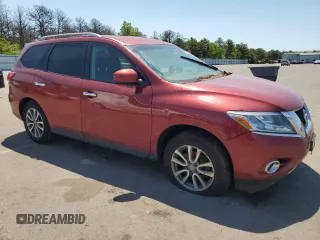 2016 Nissan Pathfinder SL z VIN 5N1AR2MM1GC621562, wystawiony jako Copart lot #59265775 z przebiegiem 95 188 mil mil oraz Czysty tytuł • Clean title. Historia ofert i sprzedaży dostępna na DreamBid. Obrazek 4.