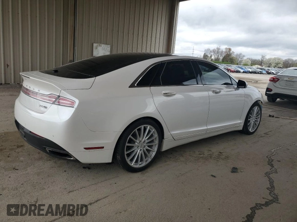 2016 Lincoln MKZ with VIN 3LN6L2J9XGR615607, listed as a Copart auction lot 53950915 with 100,368 mi miles and Salvage Title. Bid and sale history available at DreamBid. Image 3.