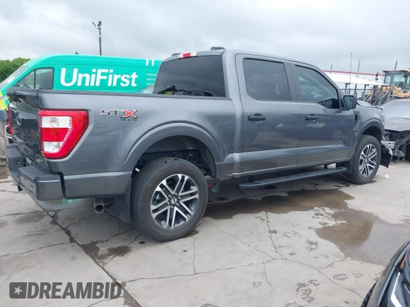 2023 Ford F-150 XL with VIN 1FTFW1E52PKE62836, listed as a IAAI auction lot 41898708 with 28,925 mi miles. Bid and sale history available at carsss.com. Image 4.