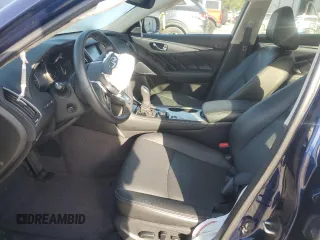 2022 Infiniti Q50 Luxe z VIN JN1EV7BP4NM311315, wystawiony jako Copart lot #57082775 z przebiegiem 23 239 mil mil oraz Nie do naprawy • Non repairable. Historia ofert i sprzedaży dostępna na DreamBid. Obrazek 7.