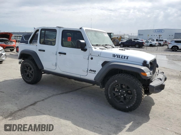 2023 Jeep Wrangler Sport S with VIN 1C4HJXDN8PW523532, listed as a Copart auction lot 46951955 with 14,642 mi miles and Clean Title. Bid and sale history available at DreamBid. Image 4.