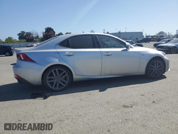 2016 Lexus IS 350 with VIN JTHBE1D25G5023751, listed as a Copart auction lot 55272315 with 118,419 mi miles and Salvage Title. Bid and sale history available at DreamBid. Image 3.