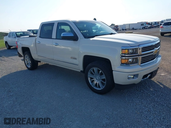 2014 Chevrolet Silverado 1500 High Country with VIN 3GCUKTEC4EG527722, listed as a IAAI auction lot 41978841 with 104,492 mi miles and . Bid and sale history available at DreamBid. Image 1.