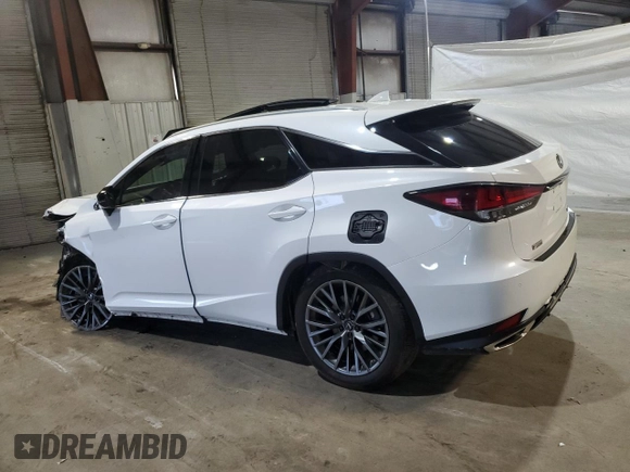 2020 Lexus RX 350 F Sport Performance z VIN 2T2YZMDA5LC237737, wystawiony jako Copart lot #58636475 z przebiegiem 86 257 mil mil oraz Szkoda całkowita • Salvage title. Historia ofert i sprzedaży dostępna na DreamBid. Obrazek 2.