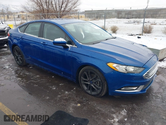 2018 Ford Fusion SE with VIN 3FA6P0HD8JR204274, listed as a IAAI auction lot 41194622 with 71,556 mi miles. Bid and sale history available at carsss.com. Image 1.