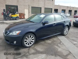 2009 Lexus IS 250 with VIN JTHBK262195104051, listed as a IAAI auction lot 41560910 with 222,113 mi miles. Bid and sale history available at carsss.com. Image 17.