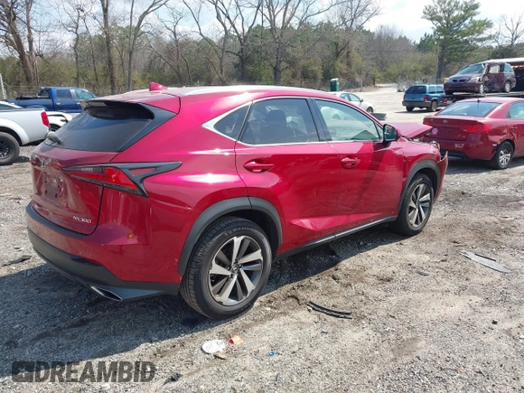 2019 Lexus NX with VIN JTJYARBZXK2142019, listed as a IAAI auction lot 41797253 with 39,679 mi miles. Bid and sale history available at carsss.com. Image 4.