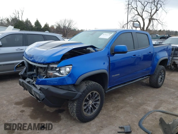 2018 Chevrolet Colorado 4WD ZR2 with VIN 1GCGTEEN7J1208489, listed as a IAAI auction lot 41314735 with 27,600 mi miles. Bid and sale history available at carsss.com. Image 18.