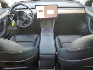 2022 Tesla Model 3 with VIN 5YJ3E1EA2NF190723, listed as a Copart auction lot 46470015 with 108,626 mi miles and Salvage Title. Bid and sale history available at DreamBid. Image 8.