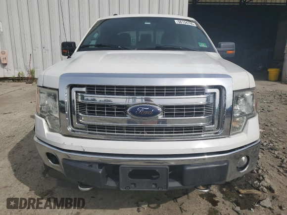2013 Ford F-150 XL with VIN 1FTFW1EF9DKE66144, listed as a Copart auction lot 58134795 with 150,726 mi miles and Salvage title. Bid and sale history available at DreamBid. Image 5.