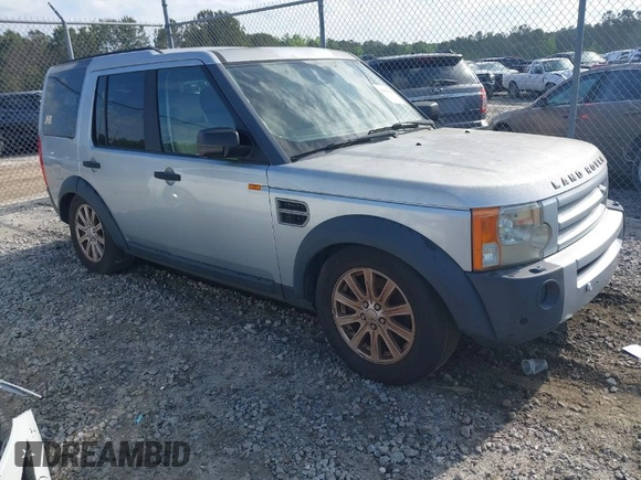 2008 Land Rover LR3 SE with VIN SALAE25418A449277, listed as a IAAI auction lot 41995814 with 192,597 mi miles and . Bid and sale history available at DreamBid. Image 1.