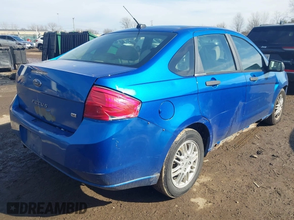 2011 Ford Focus SE with VIN 1FAHP3FN3BW201142, listed as a IAAI auction lot 41520289 with 244,506 mi miles. Bid and sale history available at carsss.com. Image 4.
