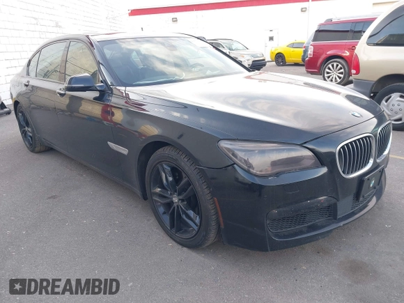 2015 BMW 7 Series 750Li xDrive with VIN WBAYF8C55FD654949, listed as a IAAI auction lot 41659763 with 91,837 mi miles and . Bid and sale history available at carsss.com. Image 1.