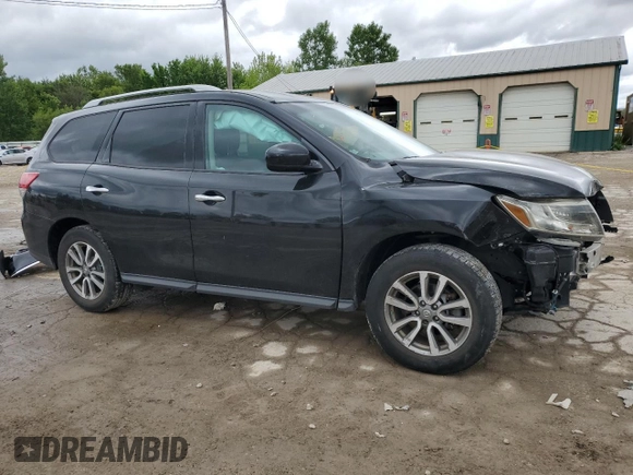2013 Nissan Pathfinder SL with VIN 5N1AR2MM5DC669464, listed as a Copart auction lot 58078085 with 163,467 mi miles and Salvage title. Bid and sale history available at DreamBid. Image 4.