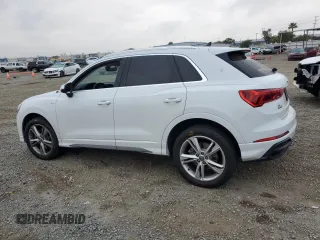 2020 Audi Q3 S line Premium Plus с VIN WA1EECF38L1103850, выставлен на аукционе Copart как лот 50740425 с пробегом 39 327 миль миль и Списание • Salvage title. История ставок и продаж доступна на DreamBid. Изображение 2.