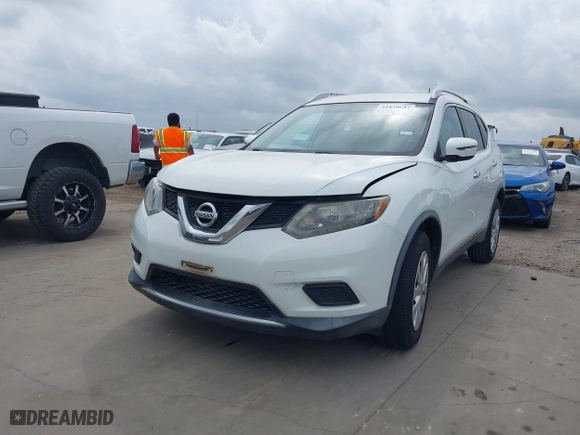 2016 Nissan Rogue SV with VIN KNMAT2MT2GP637436, listed as a IAAI auction lot 41820647 with 140,109 mi miles. Bid and sale history available at carsss.com. Image 17.