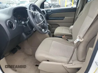 2013 Jeep Compass Sport with VIN 1C4NJCBA2DD102375, listed as a Copart auction lot 51595225 with 92,398 mi miles and Salvage Title. Bid and sale history available at carsss.com. Image 7.