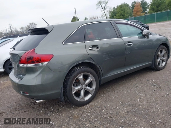 2013 Toyota Venza LE with VIN 4T3BK3BB9DU095176, listed as a IAAI auction lot 41998982 with 177,579 mi miles. Bid and sale history available at carsss.com. Image 4.