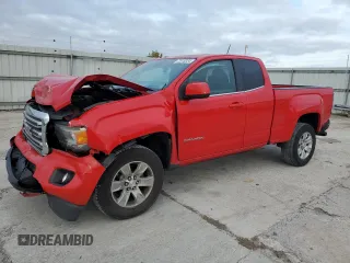 2015 GMC Canyon 2WD SLE with VIN 1GTH5BEA6F1142406, listed as a Copart auction lot 72416354 with 121,670 mi miles and Salvage Title. Bid and sale history available at carsss.com. Image 1.