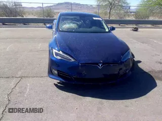 2017 Tesla Model S 100D with VIN 5YJSA1E25HF222360, listed as a Copart auction lot 56799165 with Not provided miles and Salvage title. Bid and sale history available at DreamBid. Image 10.