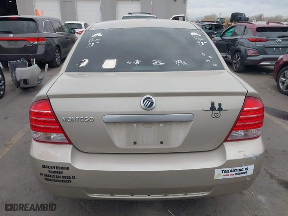 2005 Mercury Montego Luxury with VIN 1MEFM40185G611793, listed as a IAAI auction lot 41125667 with 1 mi miles. Bid and sale history available at carsss.com. Image 16.
