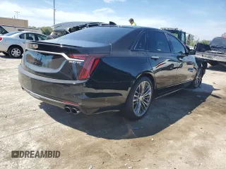 2019 Cadillac CT6 Sport AWD with VIN 1G6KP5R62KU144432, listed as a Copart auction lot 72389304 with 5,843 mi miles and Salvage title. Bid and sale history available at DreamBid. Image 3.