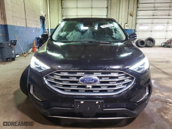 2022 Ford Edge Titanium with VIN 2FMPK4K99NBA54765, listed as a Copart auction lot 45870165 with 75,540 mi miles and Salvage Title. Bid and sale history available at carsss.com. Image 5.